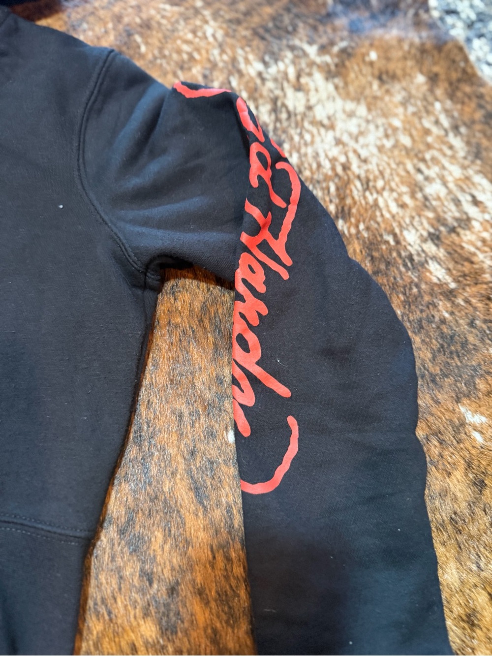 Ed Hardy NYC Full Zip Skull Jacket Cropped Hoodie Y2K 90s Tattoo Art Women's L - Picture 3 of 8